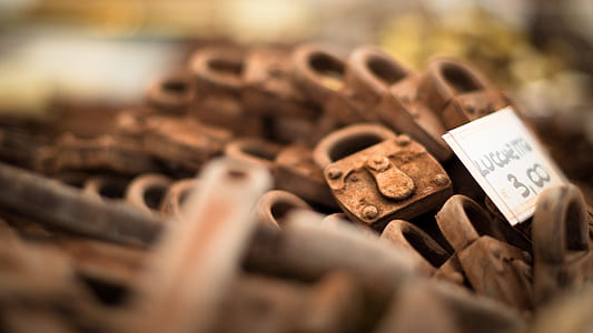 closeup photo of brown metal padlocks thumbnail