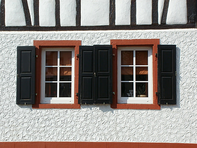 opened black wooden window thumbnail