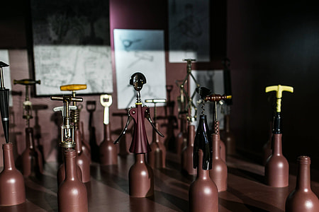 Various art installations at an exposition thumbnail
