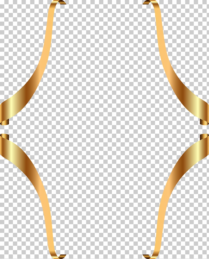 Ribbon Texture mapping Computer file, Gold ribbon texture border, gold ribbon strap illustratin PNG clipart