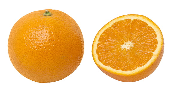 half-sliced orange fruit thumbnail