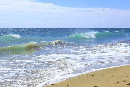 ocean waves during daytime thumbnail