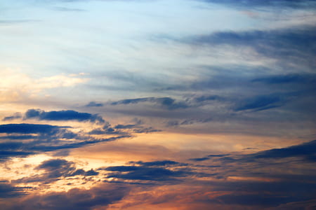 cloudy sky at golden hour thumbnail
