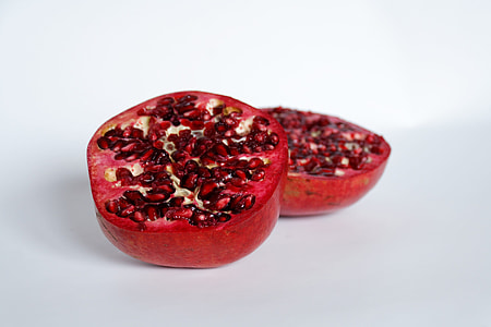 two into halves Pommegranate fruit thumbnail