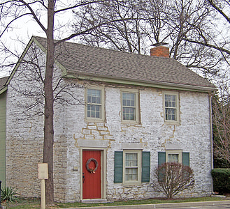 gray concrete house near bare trees thumbnail