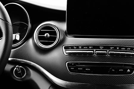black vehicle center stack thumbnail