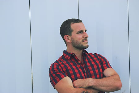 men's red and black stripe polo shirt thumbnail