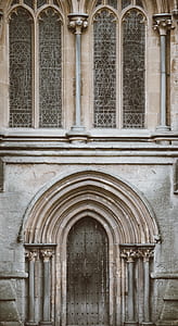 brown concrete arch door thumbnail