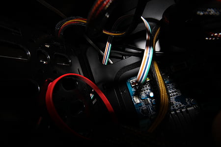cables and blue circuit board thumbnail