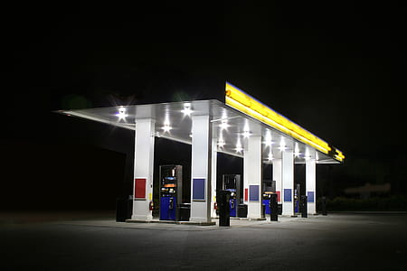 white and yellow gas station thumbnail