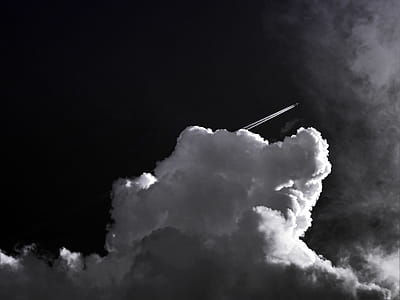 Grayscale Photography Of Clouds thumbnail