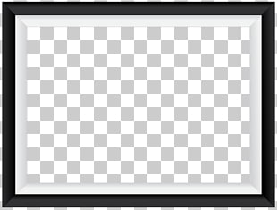 Square Area frame Black and white Pattern, Black White Border Frame Transparent , photo frame digital phootr PNG clipart