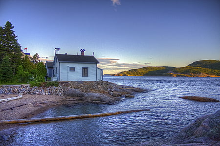 body of water beside house thumbnail