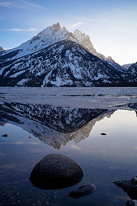 Grand Teton National Park, Snow Mountain thumbnail