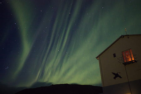 milky way photography of house thumbnail