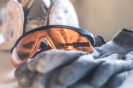 Closeup Photo of Black Framed Brown Sunglasses thumbnail