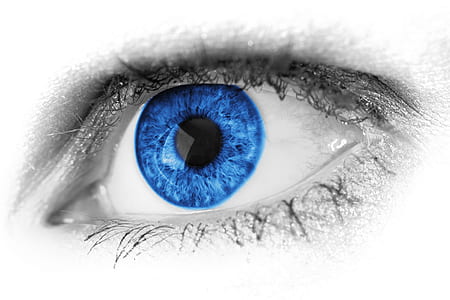 person with blue eue thumbnail