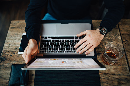 Young Entrepreneur Working from a Modern Cafe thumbnail