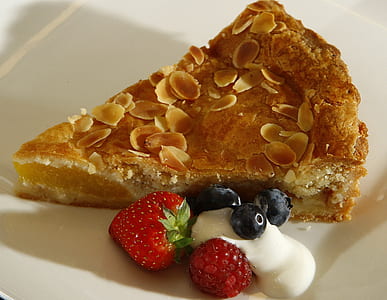 baked bread with strawberry and berries thumbnail
