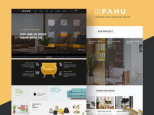 PAHU Free Website Template psd file