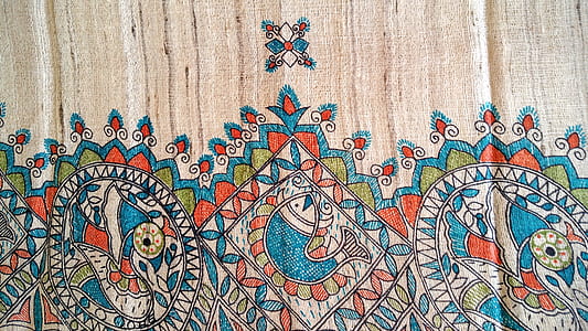 art, blue, wall, painting thumbnail