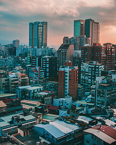 high angle photography of high-rise buildings during daytime thumbnail