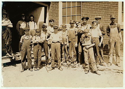 vintage photo of group of men thumbnail