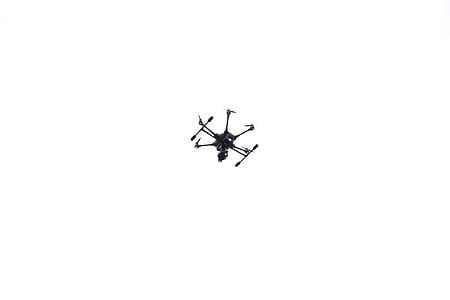 black quadcopter drone thumbnail