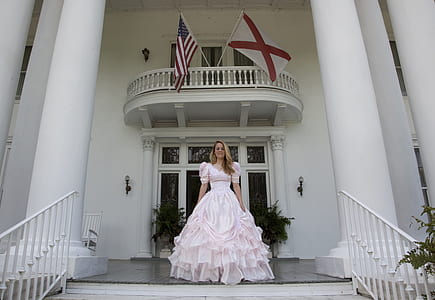 woman in white gown thumbnail