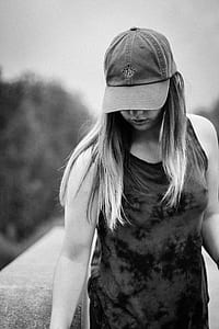 black-and-white, fashion, person, woman thumbnail