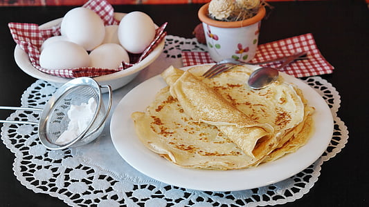white eggs in red textile thumbnail