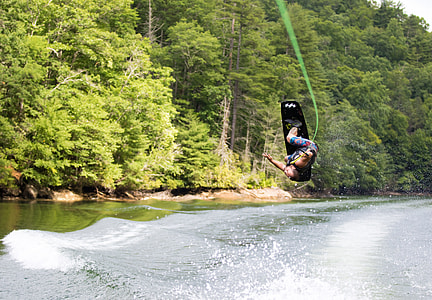 man wakeboarding during daytime thumbnail