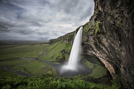 landscape photography of waterfalls thumbnail