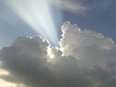 sunlight passing through clouds during day time thumbnail