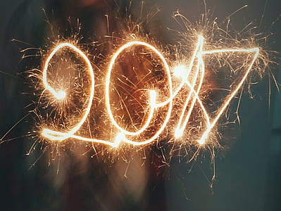 selective focus photography of 2017 thumbnail