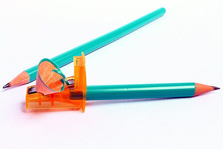 two teal pencils artwork thumbnail