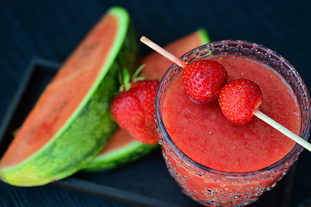 Strawberry and water melon smoothie thumbnail