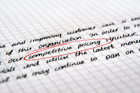 competitive pricing text thumbnail