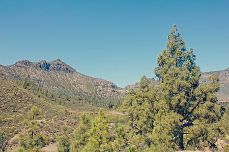 landscape, mountains, nature, sky thumbnail
