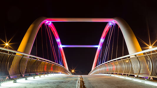 photo of empty suspension bridge thumbnail
