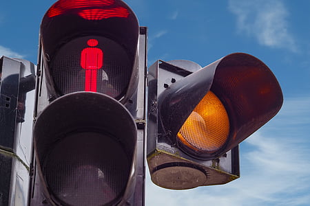 traffic light displaying orange light thumbnail