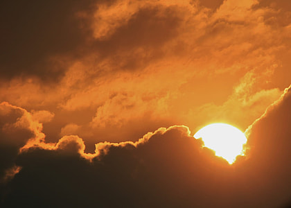sunset and sea of clouds thumbnail