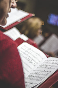 person reading music notes thumbnail