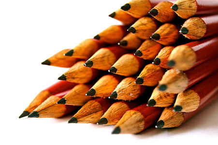 selective focus photography of pile of pencils thumbnail