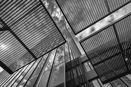 grayscale photography of structural thumbnail