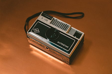 shallow focus of film camera thumbnail