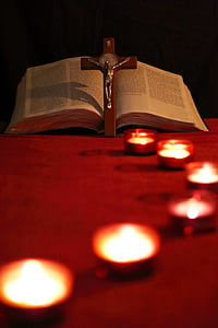 crucifix leaned on bible thumbnail