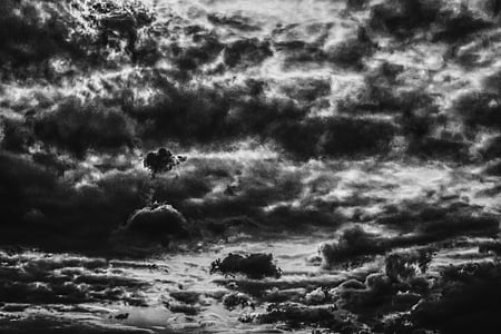 grayscale photography of clouds thumbnail