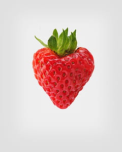 strawberry on white background thumbnail