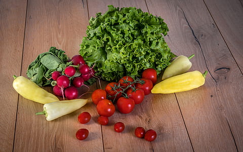 tomatoes and green vegetable thumbnail